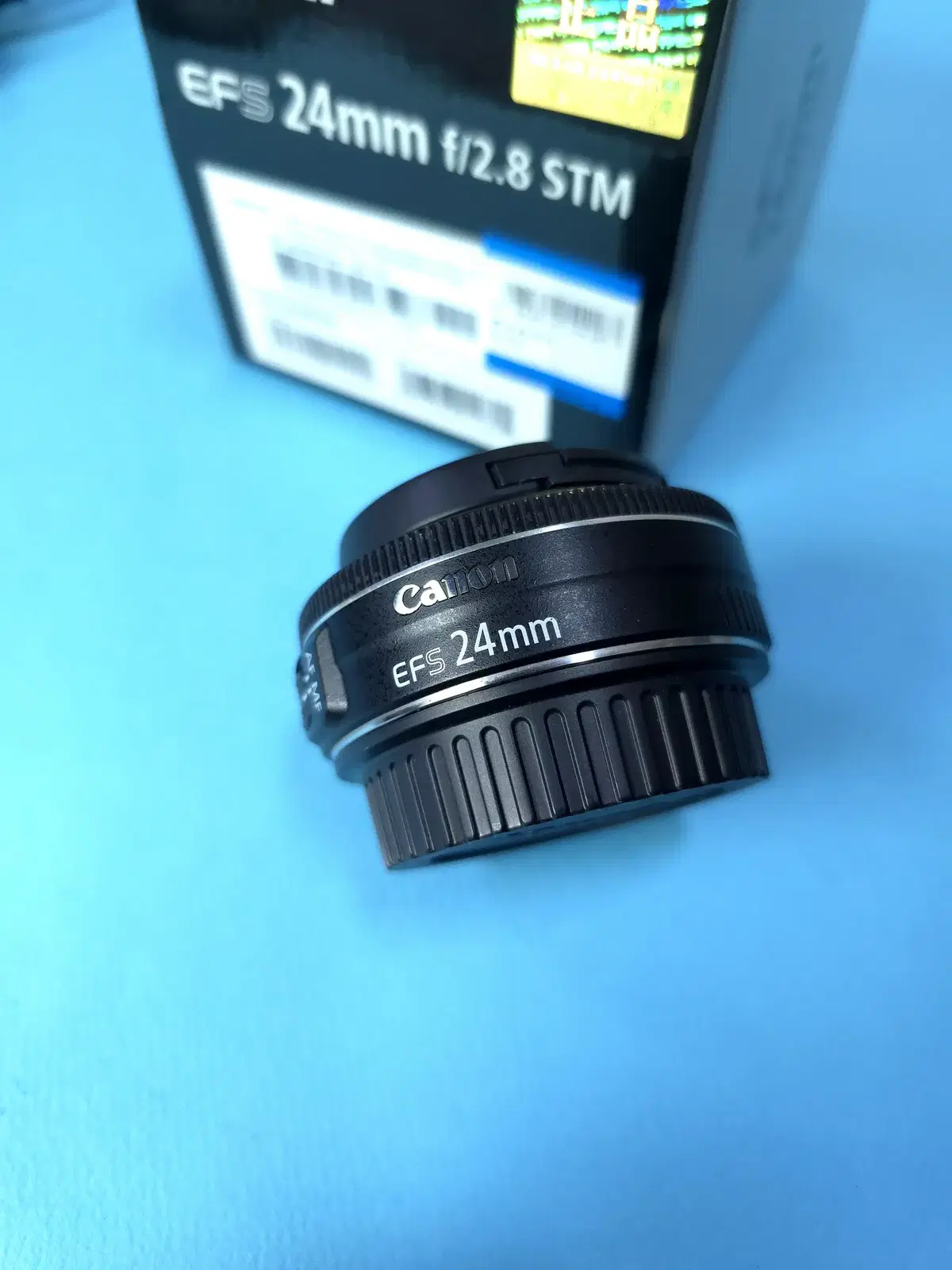 캐논 EF-S 24mm 1:2.8 stm (상태좋습니다. )